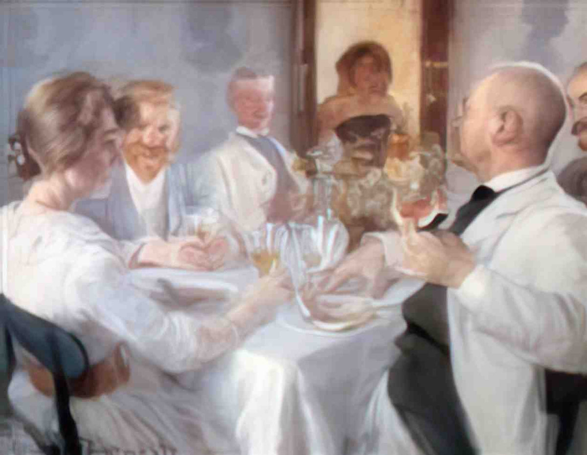 Peder Severin Kroyer luncheon at antino Art A4 Photo Print