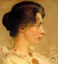 Peder Severin Kroyer marie in profile 1891 Art A4 Photo Print