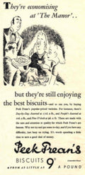 Peek Frean Biscuits 1940s Vintage Retro Advert Poster