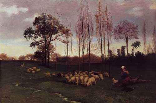 Peel Paul Return of the Flock 1883 A4 Photo Print
