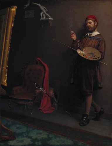 Peel Paul The Painter A4 Photo Print