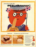 Peelabanana Banana Fruit 1950s Vintage Retro Advert Poster