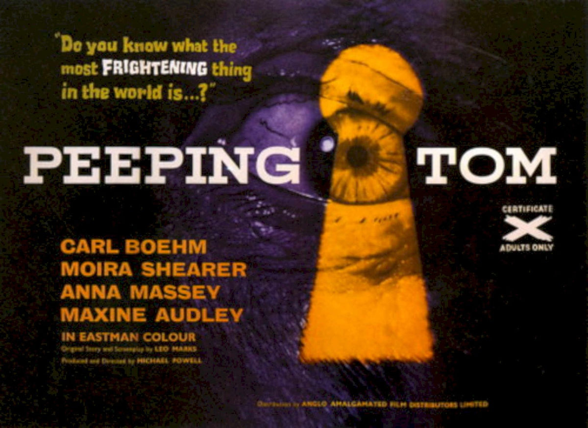 Peeping Tom 1960 1960s Vintage Retro Advert