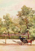Peeps at Great Cities London 1911 Rose Barton 1856 1929 Green Park Piccadilly A4 Photo Print