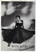 Peggy Allen Bon 1950s Vintage Retro Advert Poster