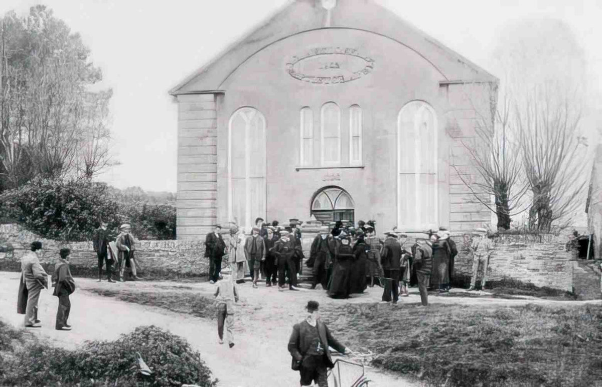 Pembrokeshire Llangloffan Baptist Chapel 1913 Vintage A4 Photo Print