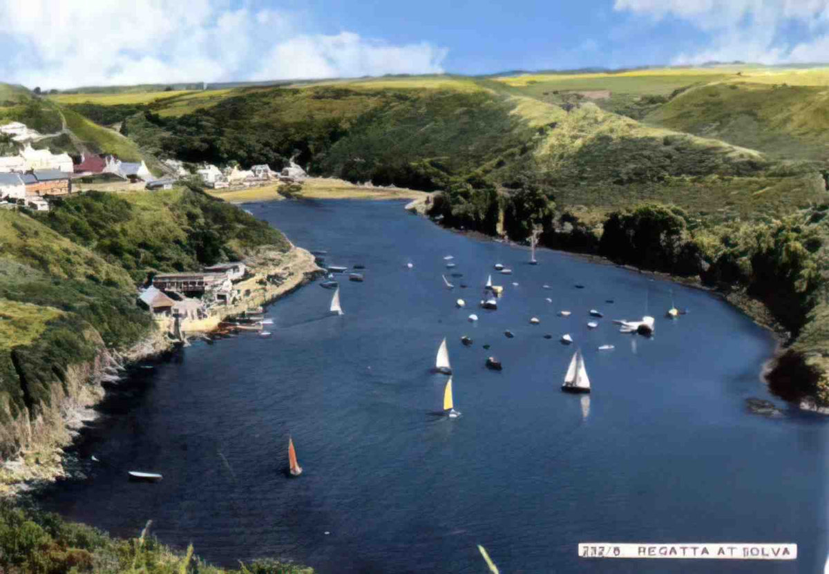 Pembrokeshire Solva Regatta Vintage A4 Photo Print