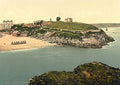 Pembrokeshire Tenby Castle vintage old A4 Photo Print