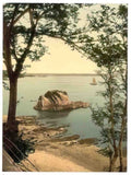 Pembrokeshire Tenby View Vintage A4 Photo Print