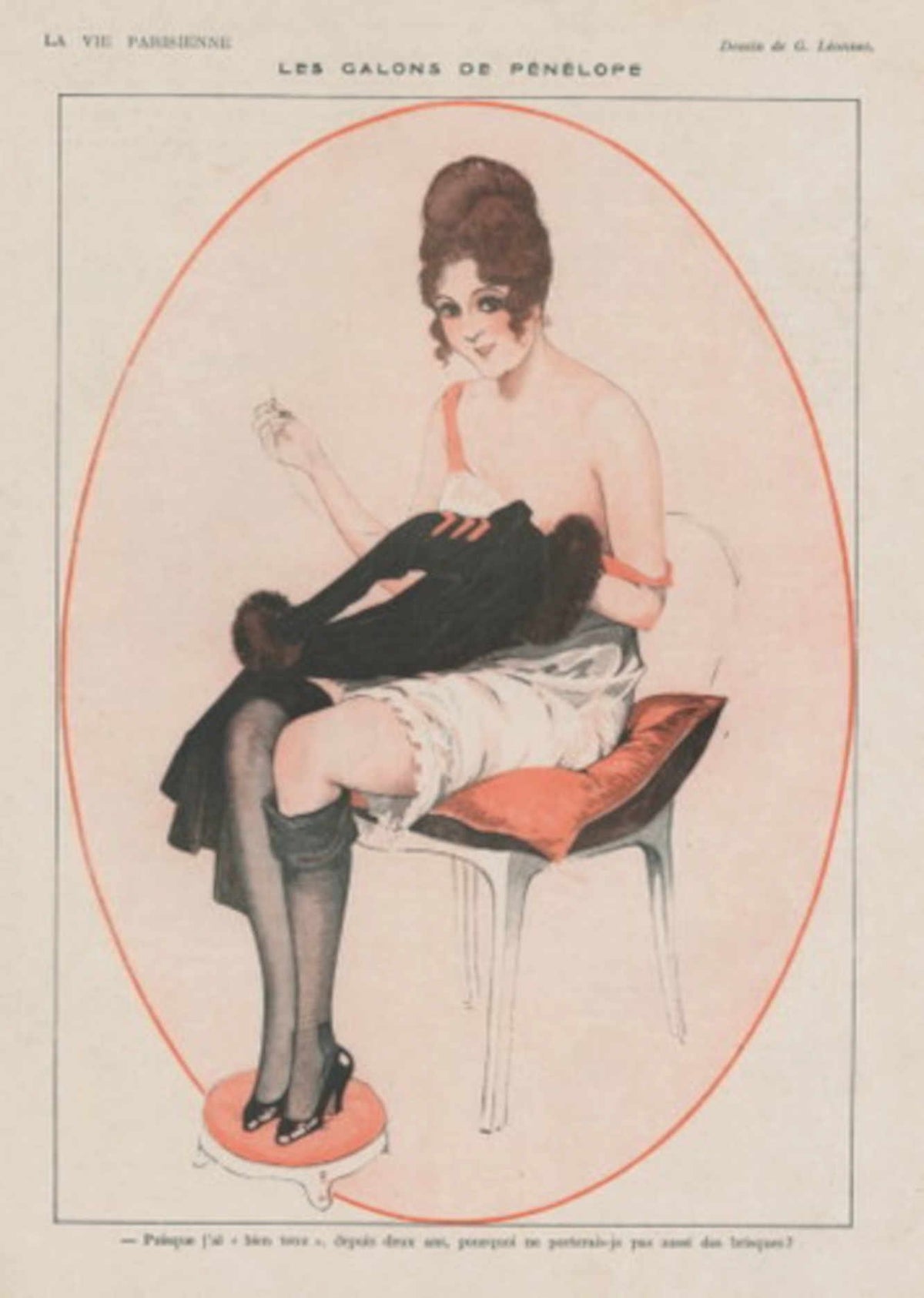 Penelope Drapery Makeup La Vie Parisienne Vintage Retro Advert