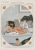 Penelope Sofa Life La Vie Parisienne Vintage Retro Advert