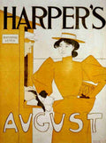 Penfield Edward 1886 1925 Harpers August 1895 A4 Photo Print