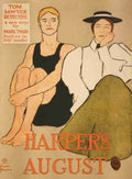 Penfield Edward 1886 1925 Harpers August 1896 A4 Photo Print