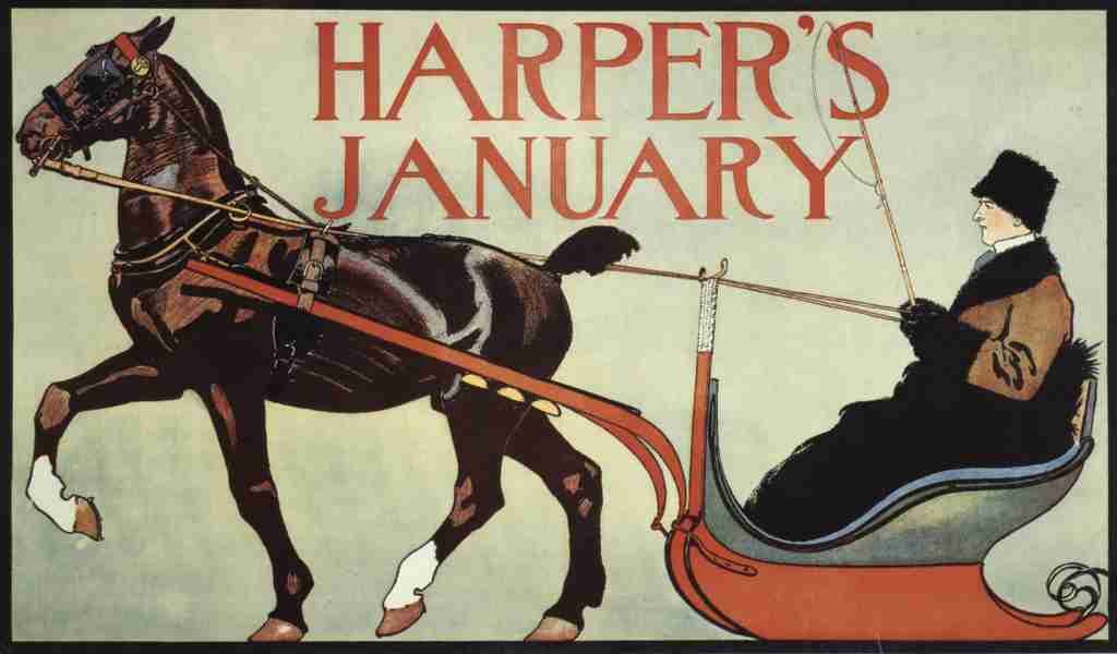 Penfield Edward 1886 1925 Harpers January 1890s A4 Photo Print