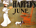 Penfield Edward 1886 1925 Harpers June 1897 A4 Photo Print