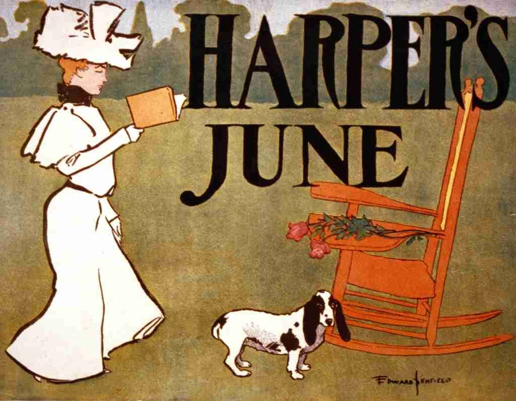 Penfield Edward 1886 1925 Harpers June 1897 A4 Photo Print