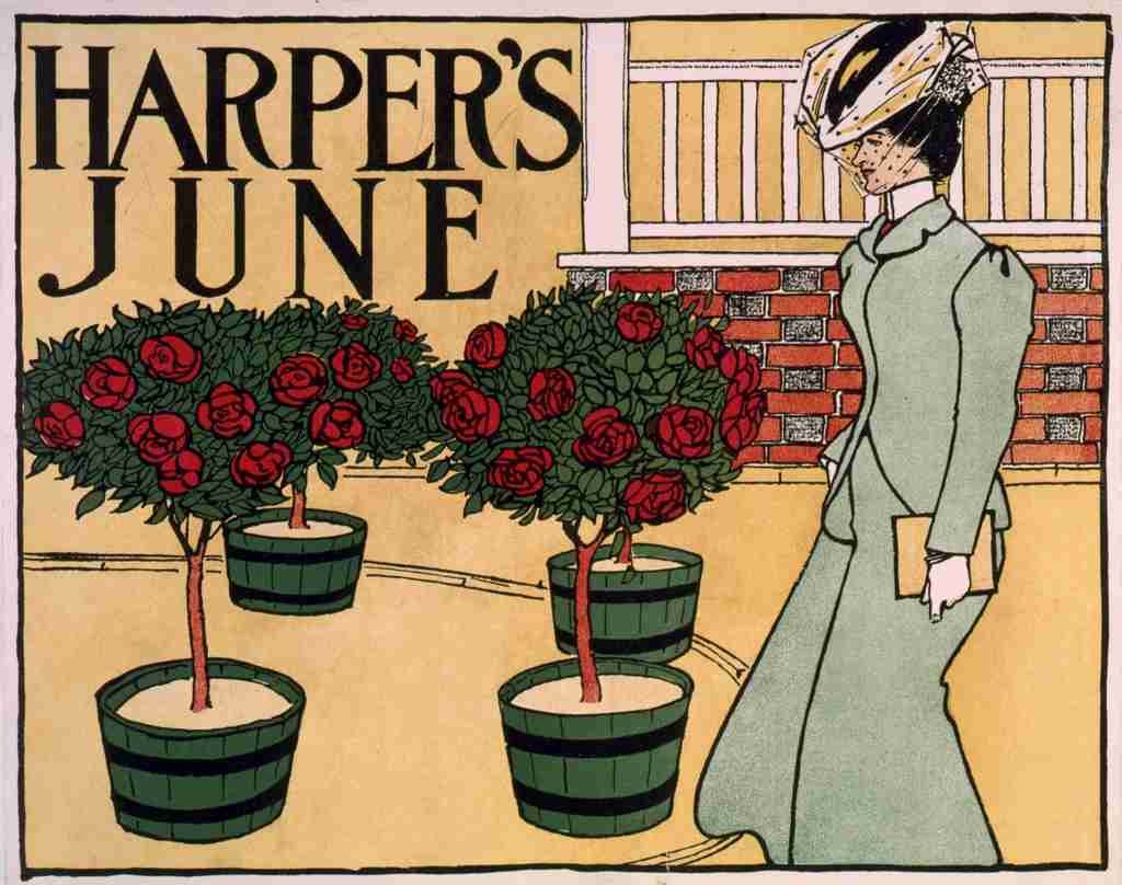 Penfield Edward 1886 1925 Harpers June 1899 A4 Photo Print