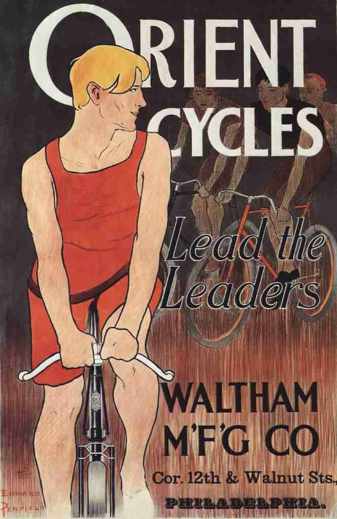 Penfield Edward 1886 1925 Orient Cycles 1895 A4 Photo Print