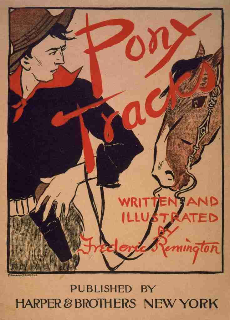 Penfield Edward 1886 1925 Pony Tracks 1895 A4 Photo Print