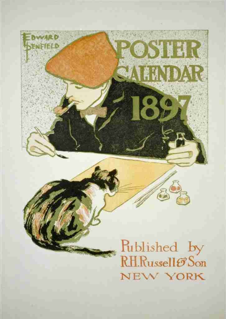 Penfield Edward 1886 1925 Poster Calendar 1897 A4 Photo Print