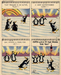Penguin Pepsi Comic 1940s Vintage Retro Advert Poster