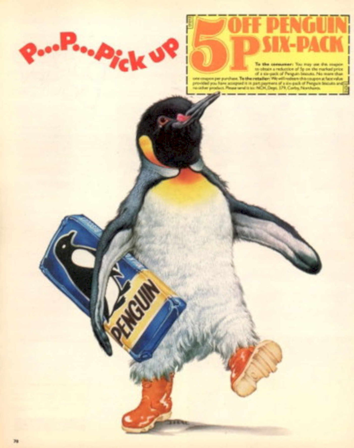 Penguin Soap Sale 1980s Vintage Retro Advert