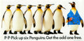 Penguins Odd One 1980s Vintage Retro Advert