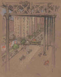 Pennell Joseph 1857 1926 Drawing c1904 8 One Hundred and Tenth Street Vintage A4 Photo Print