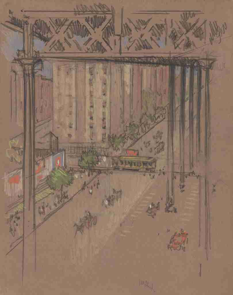 Pennell Joseph 1857 1926 Drawing c1904 8 One Hundred and Tenth Street A4 Photo Print
