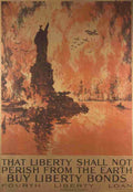 Pennell Joseph 1857 1926 Poster 1918 That liberty shall not perish from the earth A4 Photo Print