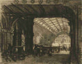 Pennell Joseph 1857 1926 St Pancras Station London 1908 A4 Photo Print