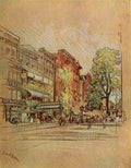 Pennell Joseph 1857 1926 The New New York 1909 Second Avenue A4 Photo Print