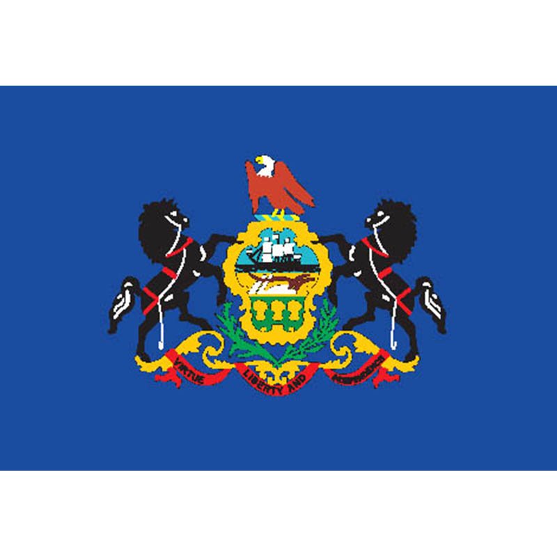 Pennsylvania Flag N2732 A4 Photo Print
