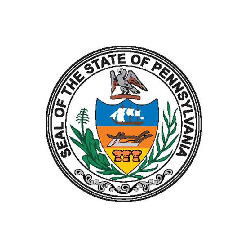 Pennsylvania Seal N4136 A4 Photo Print
