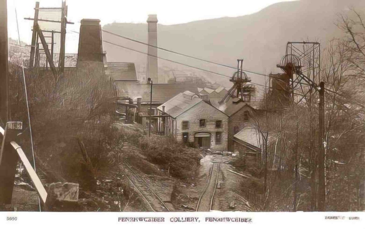Penrhiwceiber Penrhiwceiber Colliery III Vintage A4 Photo Print