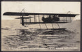 Penryn M Fischer Flying Farman Waterplane & Passenger Vintage A4 Photo Print