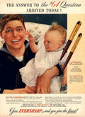 Pens Presentation Set 1940s Vintage Retro Advert Poster