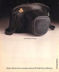 Pentax Camera Bag 1970s Vintage Retro Advert