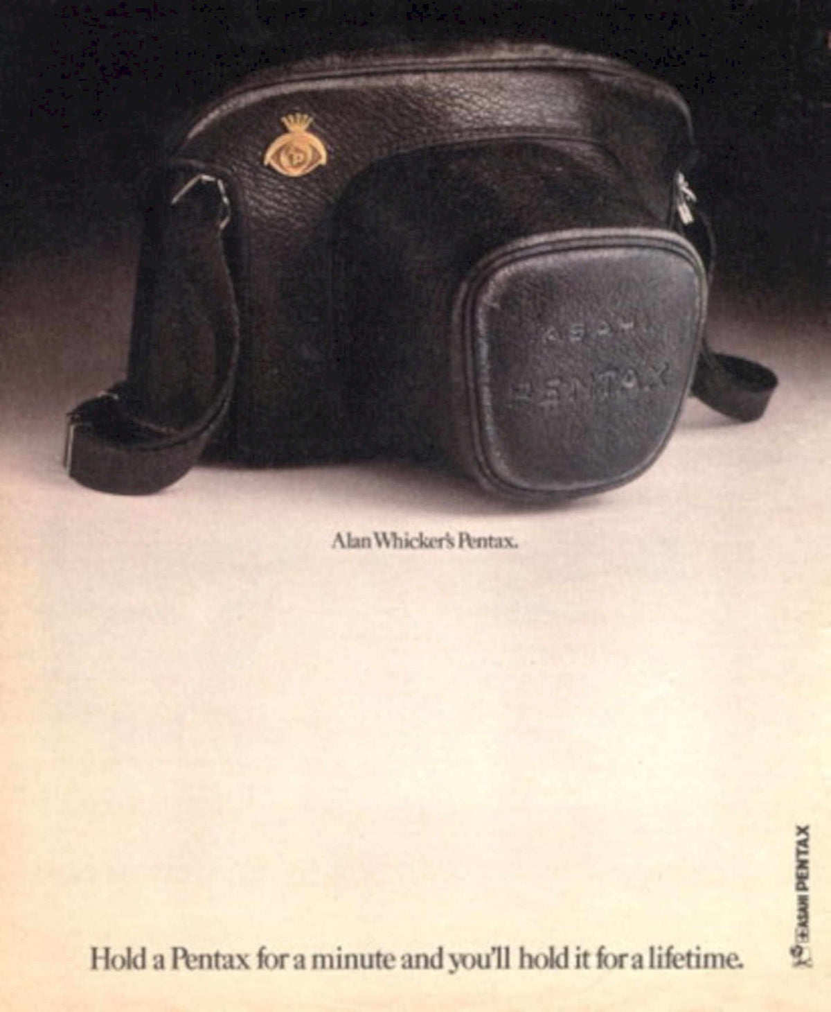 Pentax Camera Bag 1970s Vintage Retro Advert