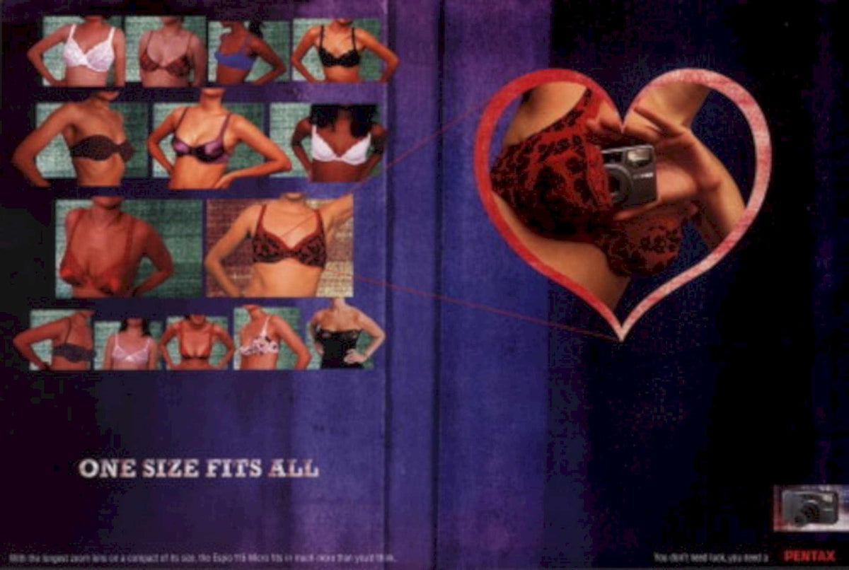 Pentax Expo Bra 1990s Vintage Retro Advert