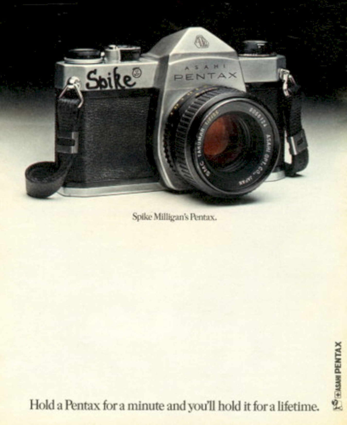 Pentax Spike Camera 1970s Vintage Retro Advert