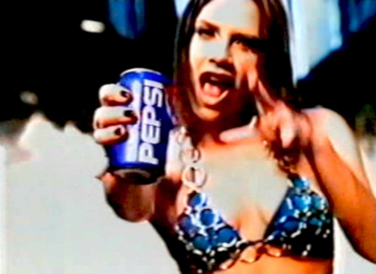 Pepsi Beach Model 1990s Vintage Retro Advert