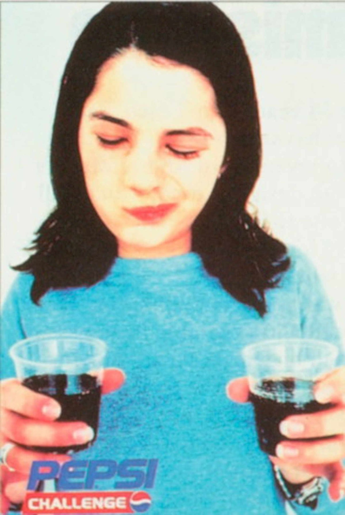 Pepsi Challenge Cups 1990s Vintage Retro Advert