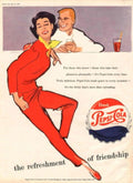 Pepsi Friends Soda 1950s Vintage Retro Advert Poster