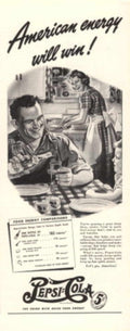 Pepsi Kitchen 1950s World War 2 ii 1 Vintage Retro Advert