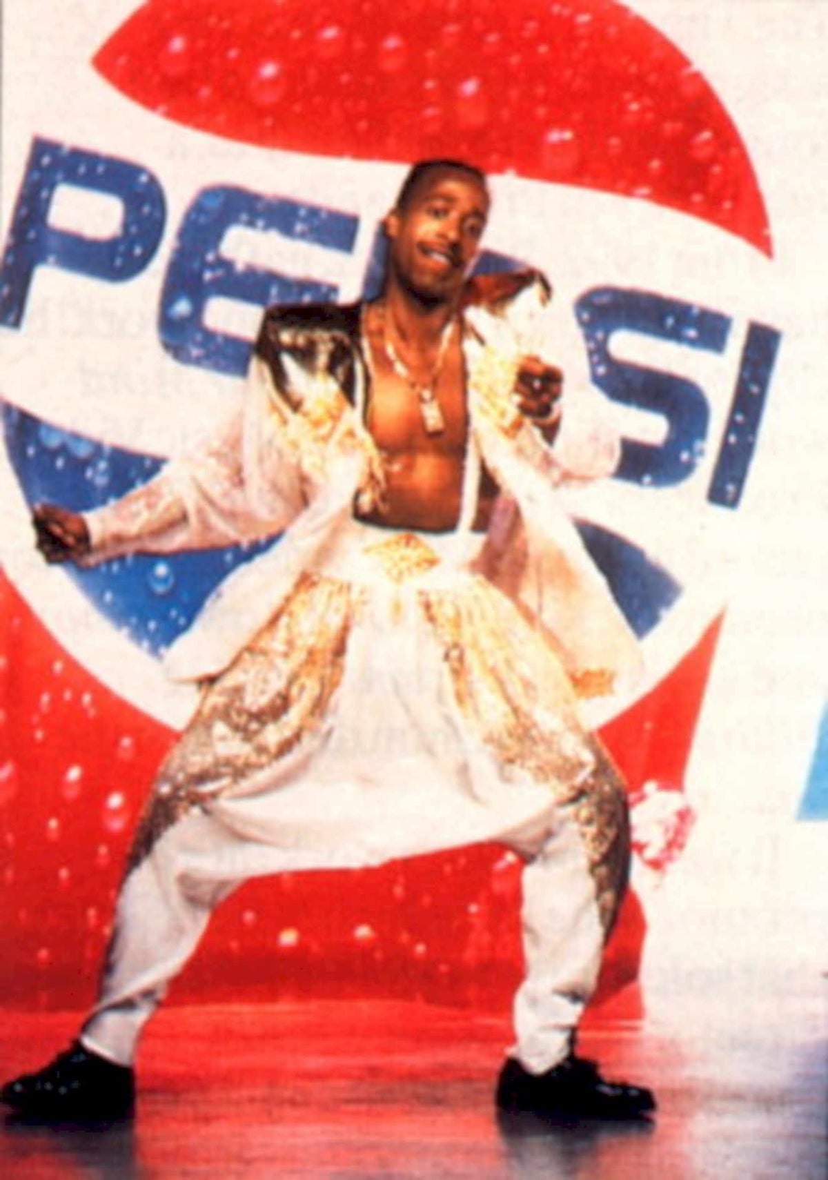 Pepsi Rapper Stage 1990s Vintage Retro Advert
