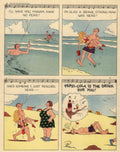 Pepsi Rescue Beach 1940s Vintage Retro Advert Poster