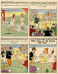 Pepsi Tennis Champ 1940s Vintage Retro Advert Poster