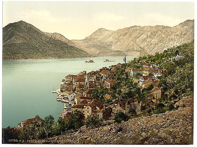 Perasto Dalmatia Vintage A4 Photo Print