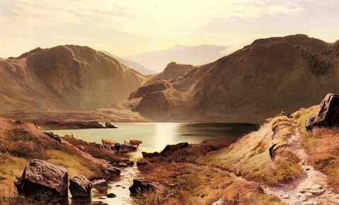 Percy Sidney Richard Easdale Tarn Westmoreland A4 Photo Print